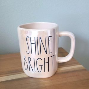 Rae Dunn SHINE BRIGHT IRIDESCENT MUG